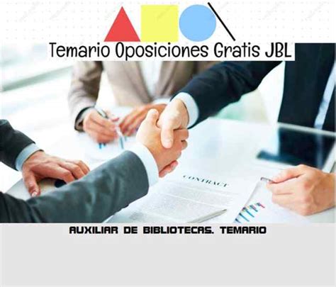 temario oposiciones auxiliar biblioteca gratis|Temario Auxiliar de Biblioteca PDF 2024 actualizado GRATIS